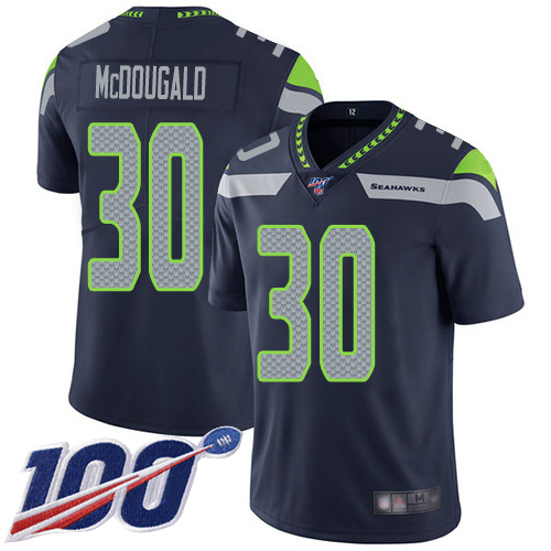 Seattle Seahawks Limited Navy Blue Men Bradley McDougald Home Jersey NFL Football #30 100th Season Vapor Untouchable->seattle seahawks->NFL Jersey